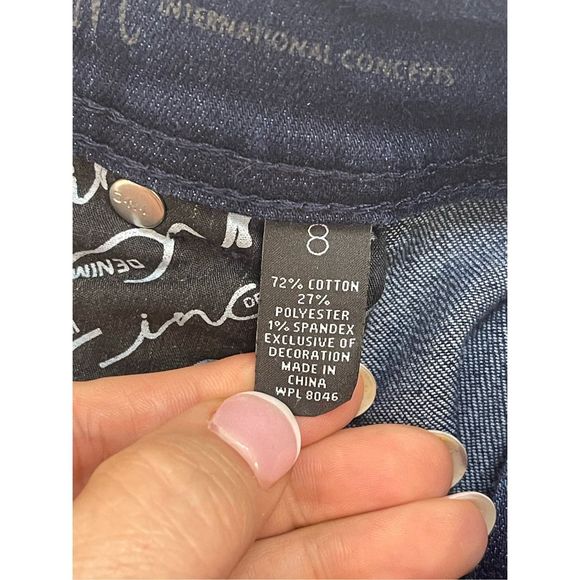 INC International Concepts women’s jeans size 8 boyfriend curvy fit - Picture 8 of 8